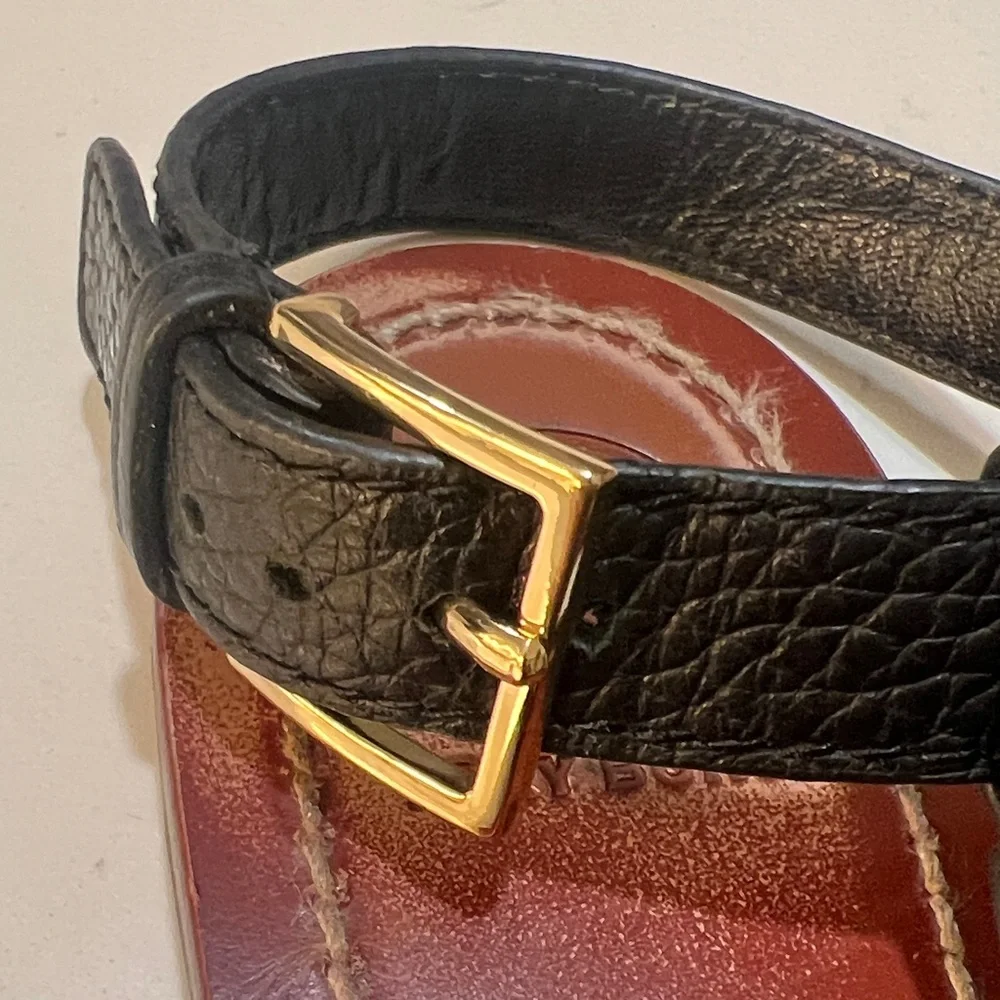 Tory Burch Black Leather Sandals size 7.5M